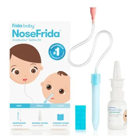 Fridababy NoseFrida The Snotsucker Saline Kit NF050	851877006493 Tjskids.com