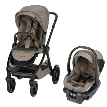 Maxi Cosi Oxford Stroller Car Seat Bundle - Twillic Truffle