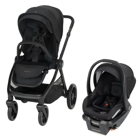Oxford Stroller Car Seat Bundle - Twillic Black