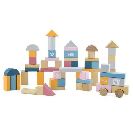 PolarB by Wooden Blocks - 60 Pieces