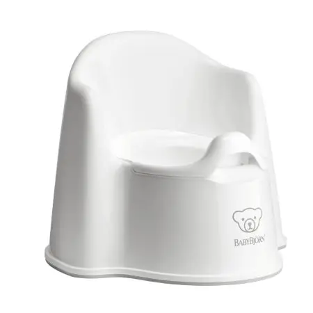 Baby Bjorn Potty Chair - WhiteGrey Trim
