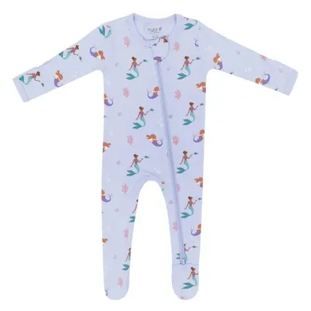 Kyte Baby Printed Zippered Footie - Mermaid Tjskids.com