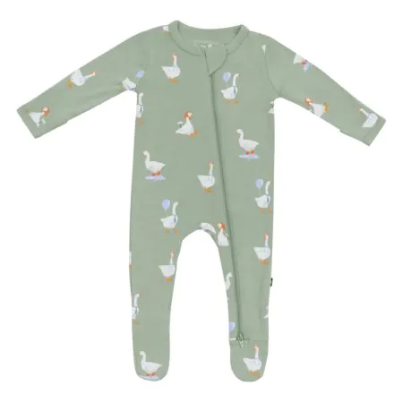 Kyte Baby Printed Zippered Footie - Silly Goose Tjskids.com