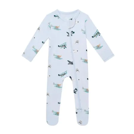 Kyte Baby Printed Zippered Footie - Take Off Tjskids.com