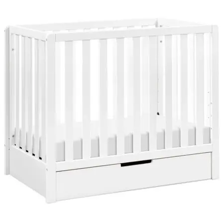 Davinci Colby 4-In-1 Mini Crib with Trundle - White