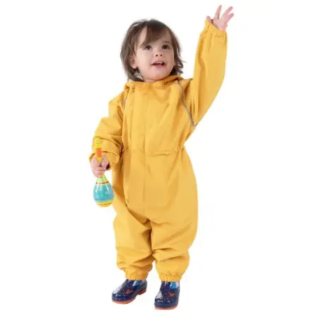 Jan and Jul Puddle-Dry Waterproof Play Suit - Yellow