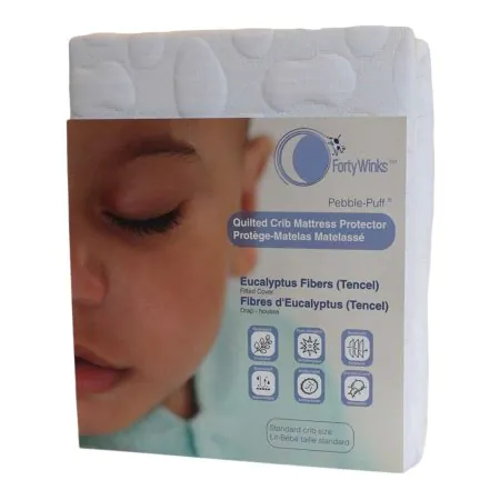 Eucalyptus Naturals Pebblepuff Quilted Mattress Protector