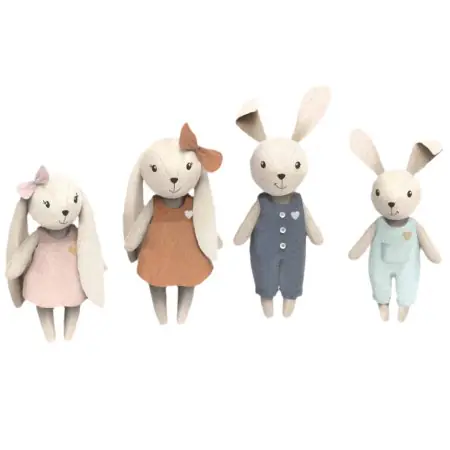 Speedy Monkey Rabbit Family SP4006 850047013569 Tjskids.com