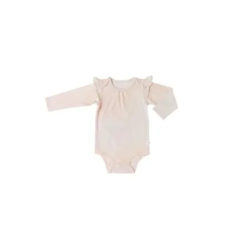 Girl's Long Sleeve Bodysuit In TENCEL- Rainbow Dye