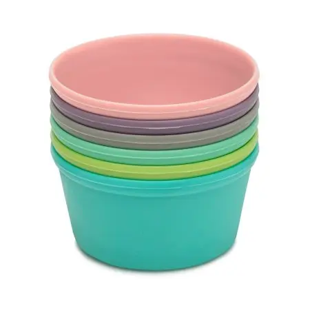 Melii Rainbow Silicone Food Cups 6 pieces 12500	790693125004 Tjskids.com
