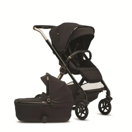 Silver Cross Reef 2 Stroller + Bassinet Bundle - Espresso	BURFBSTEP Tjskids.com