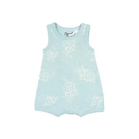 Coccoli	Romper - Sterling Blue Bubbles Tjskids.com 

