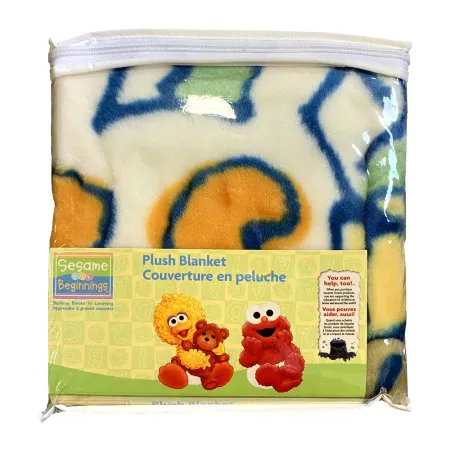 TJSKIDS	Sesame Beginnings Plush Blanket 15372	778267885561 Tjskids.com