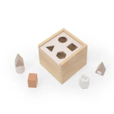 Label Label Shape Sorting Box - Nougat