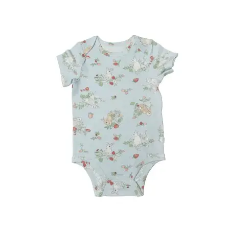Loulou Lollipop Short Sleeve Bodysuit - Some Bunny Loves You Tjskids.com