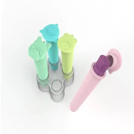 Melii Silicone Push Pop - 4 Pack with Tray 19600 790693196004 Tjskids.com
