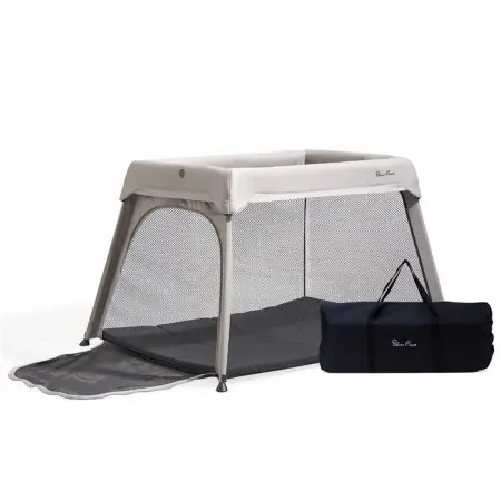 Silver Cross Slumber Travel Crib - Stone