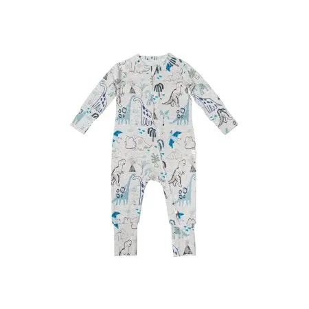 Loulou Lollipop Sleeper in Tencel - Dinosaur Tjskids.com