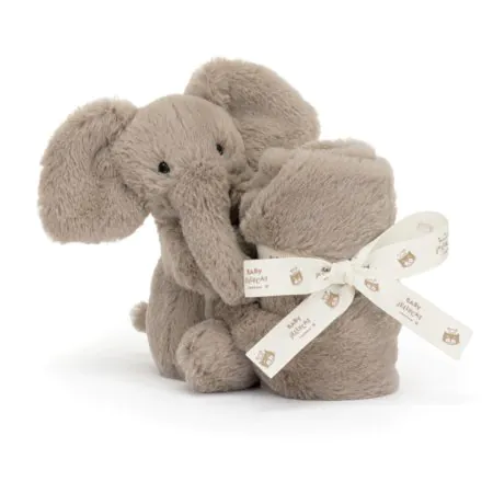 Jellycat Smudge Elephant Soother SMG4SE 670983125283 Tjskids.com