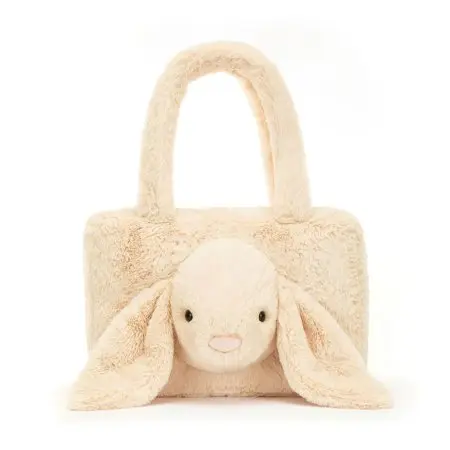 Jellycat Smudge Rabbit Tote Bag SMG2RT 670983156133 Tjskids.com
