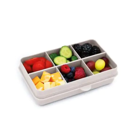 Melii Baby Snackle Mini 6 Compartment - Ivory