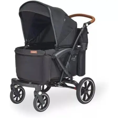 Larktale	Sprout V2 Single to Double Stroller/Wagon - Byron Black	LK52010 Tjskids.com