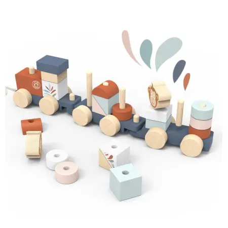 Speedy Monkey Stacking Train SP1004 Tjskids.com