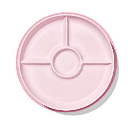 Oxo	Stick & Stay Divided Plate - Blossom	61161000 840097760933 Tjskids.com