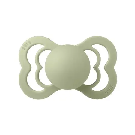 Bibs Supreme Latex Pacifier 2 Pack - Sage 02910