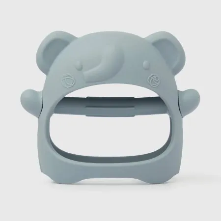 Loulou Lollipop Teething Mitt - Elephant	TMT-003-BLU	825754040849 Tjskids.com