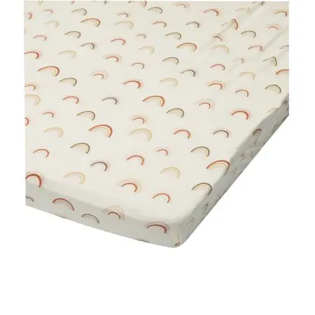 Loulou Lollipop Tencel Fitted Crib Sheet - Canyon Rainbow	TCRBCRB Tjskids.com