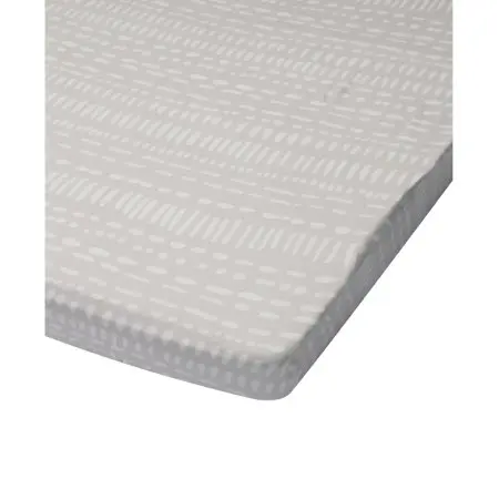 Loulou Lollipop Tencel Fitted Crib Sheet - Grey Mudcloth TCRBGMD 825754037580 Tjskids.com