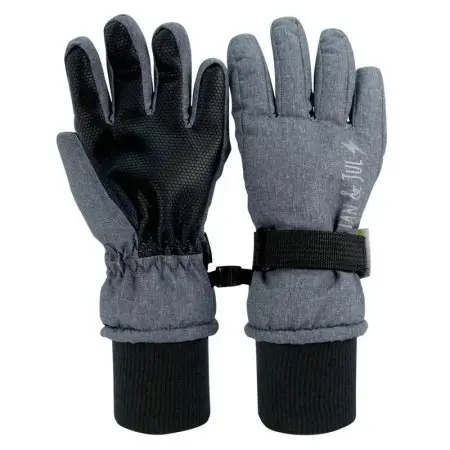 Jan and Jul Toasty-Dry Waterproof Snow Gloves Heather Grey