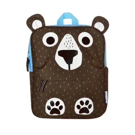 Zoocchini Toddler-Kids Everyday Backpack 3Y+ - Bear	ZOO28101 810608031746 Tjskids.com