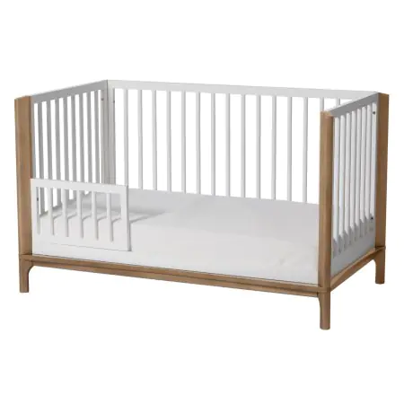 Little Seeds Toddler Guardrail (Spindle) Laurel Collection - White TF008WHPL 884392009762 Tjskids.com