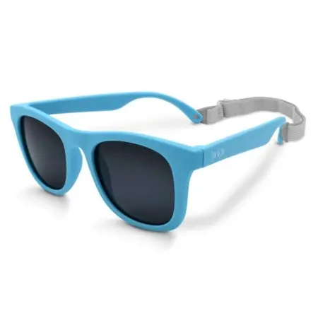 Jan & Jul Urban Xplorer Sunglasses Classic Black Lenses Sky Blue
