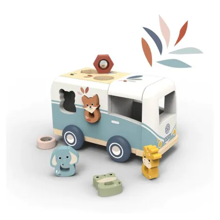 Speedy Monkey Van Shape Sorter SP1044	850047013859 Tjskids.com