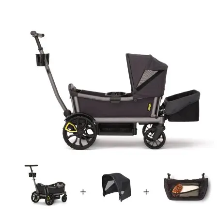 Veer Cruiser City XL + Accessory Bundle | 4-Seat Stroller Wagon