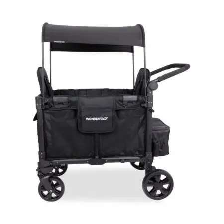 WonderFold	W2 Elite PRO Double Stroller Wagon - Black	W2ELTP-JBLK	604085006027 Tjskids.com