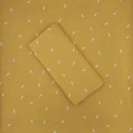 Muslin Swaddle - Yellow Ochre