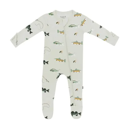 Kyte Baby Zippered Footie - Fishing Tjskids.com