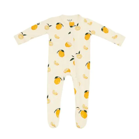 Kyte Baby Zippered Footie - Lemon Tjskids.com