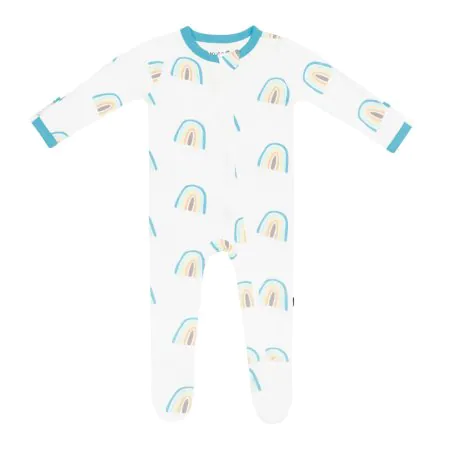 Kyte Baby Zippered Footie Preemie - Makai Rainbow	1911RBMK00 197841191674 Tjskids.com