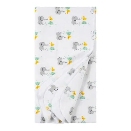 Gerber 4-Pack Baby Baby Animals Flannel Receiving Blankets	GCW40059 13618218163 Tjskids.com