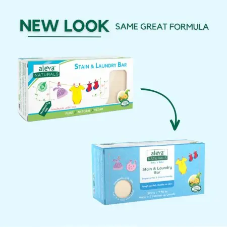 Aleva Naturals Stain & Laundry Bar 220g 37812 624721378127 Tjskids.com