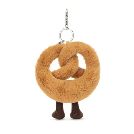 Jellycat Amuseable Pretzel Bag Charm A4PRETBC 670983158656 Tjskids.com