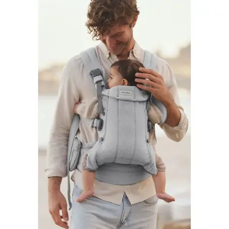 Babybjorn Baby Carrier Harmony Woven Melange Light Gray