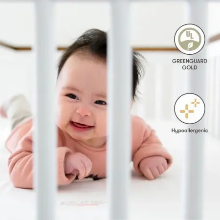 Babyletto Pure Core Mini Crib Mattress With Hybird Cover