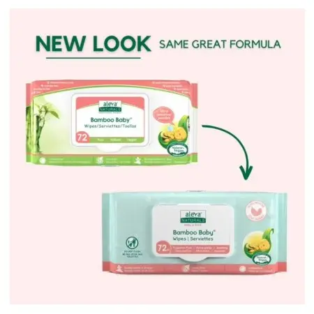 Aleva Naturals Bamboo Baby Sensitive Wipes Club Pack 216ct	37946-A	62472137946 Tjskids.com