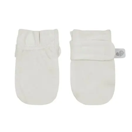 Perlimpinpin	Bamboo Scratch Mittens - Ivory	BB614-IVOIRE-OS 775706549541 Tjskids.com
